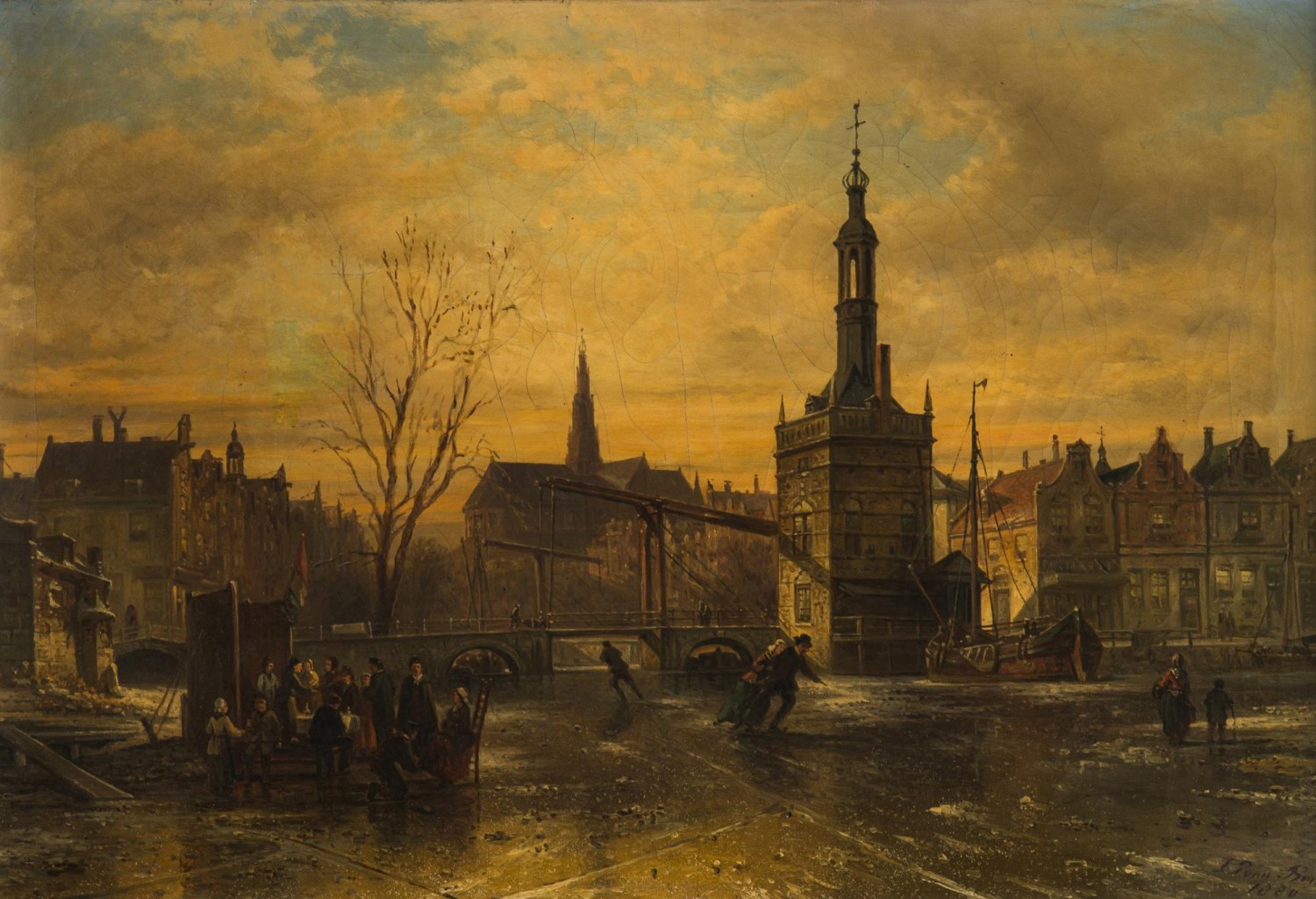 Elias Pieter van Bommel: Bruslaři, 1880  olej na plátně, 43,5 x 67 cm vyvolávací cena: 60 000 Kč (+ 20% provize) Dorotheum, 9. 3. 2019
