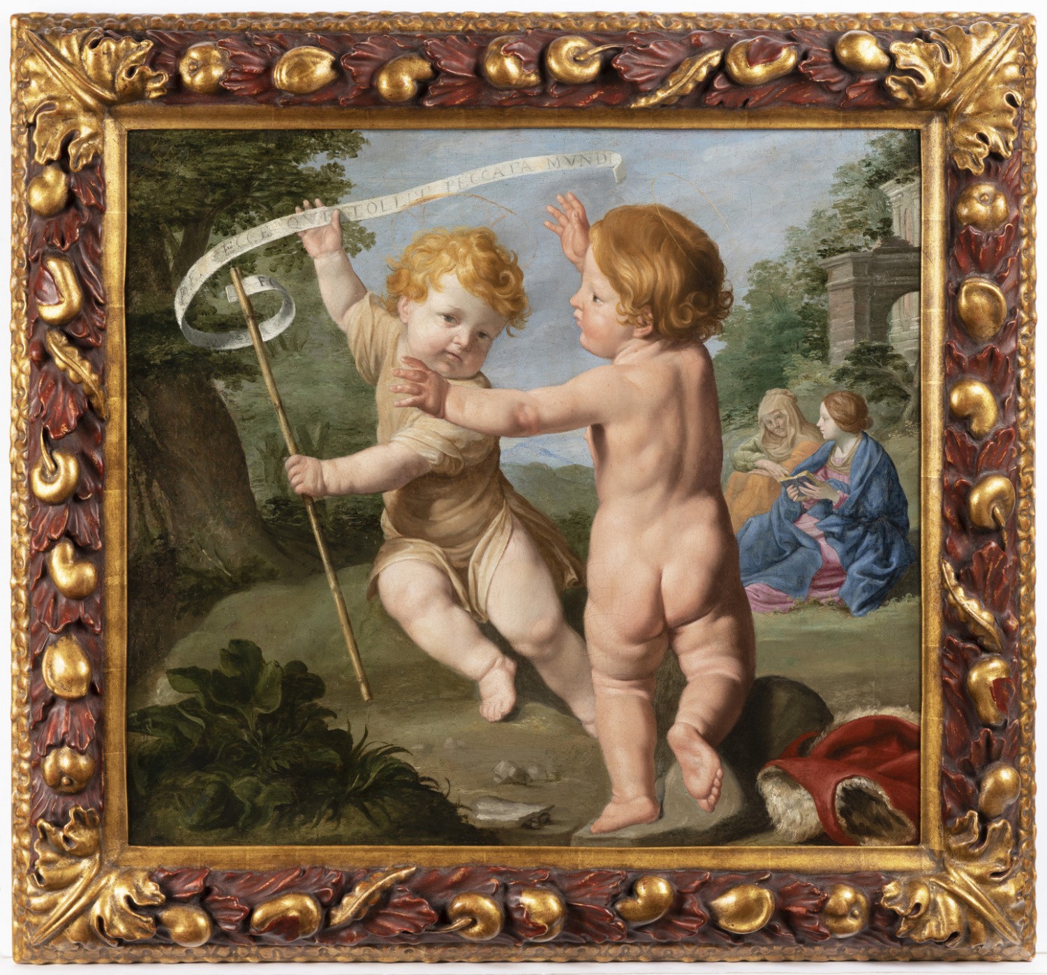 Marcantonio Franceschini: Setkání malého Ježíše s Janem Křtitelem olej na plátně, 60 cm x 66 cm cena: 620 000 Kč Arcimboldo 28. 3. 2019