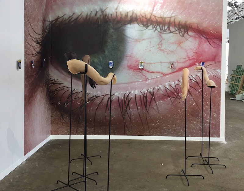 Kleinhamplová v Bruselu, stánek Drdova Gallery na Art Brussels, 20.–22. 4. 2018