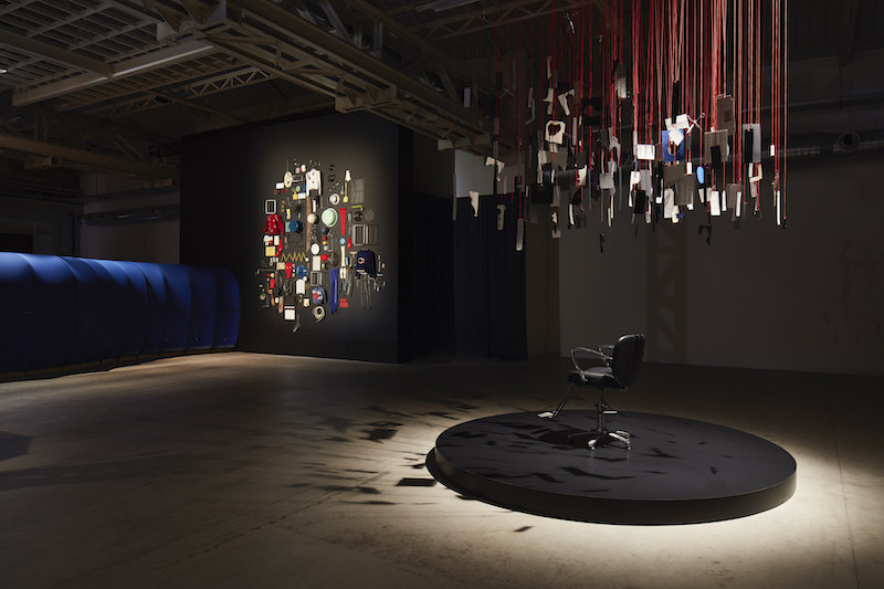 Eva Kot’átková: The Dream Machine is Asleep, pohled do výstavy, Pirelli HangarBicocca, Milan, 15. 2.–22. 7. 2018, foto: Agostino Osio