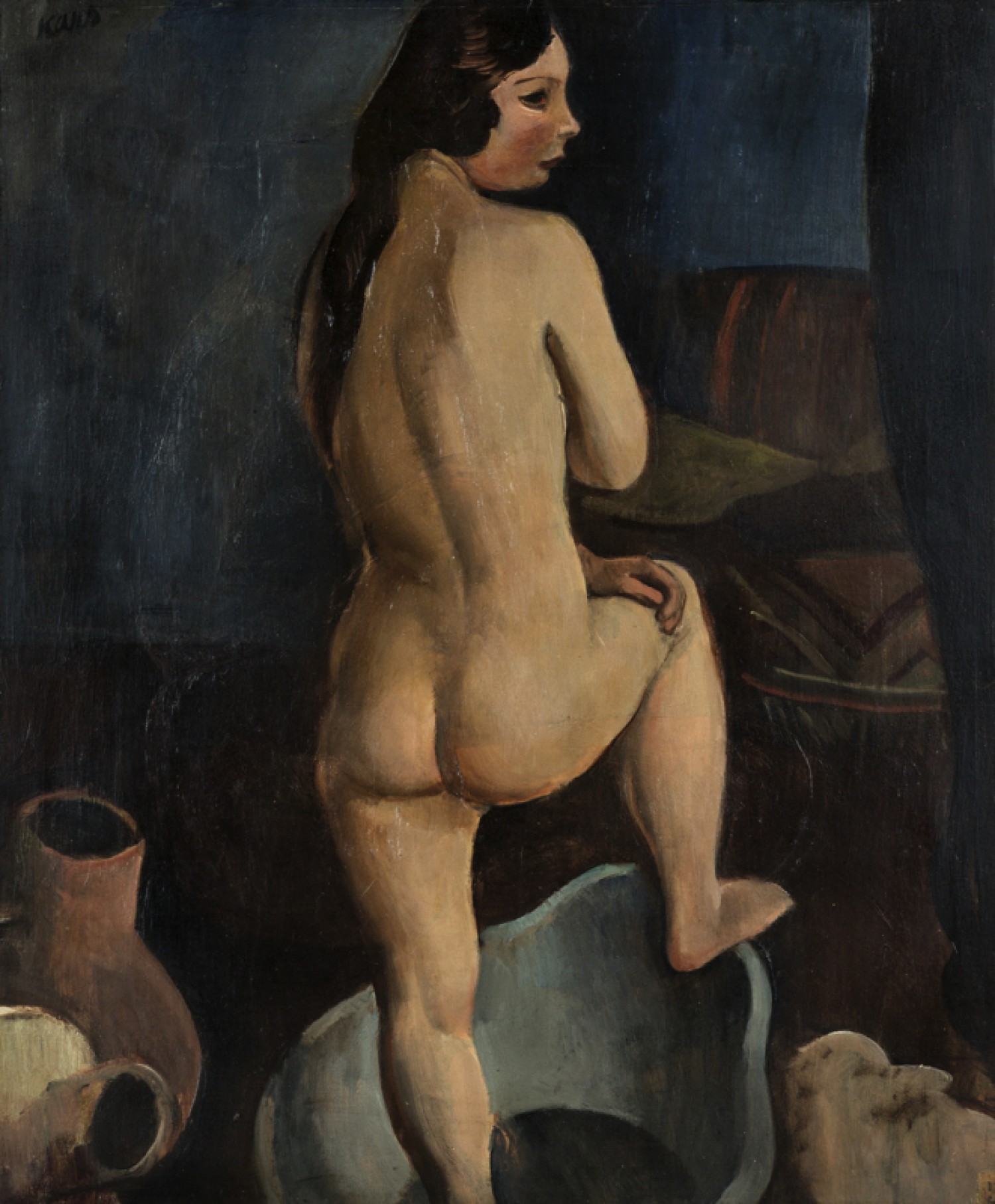 Jiří Kars: Toaleta, kol. 1928  olej na plátně, 64,5 x 54 cm cena: 2 321 000 Kč  1. Art Consulting 21. 10. 2019