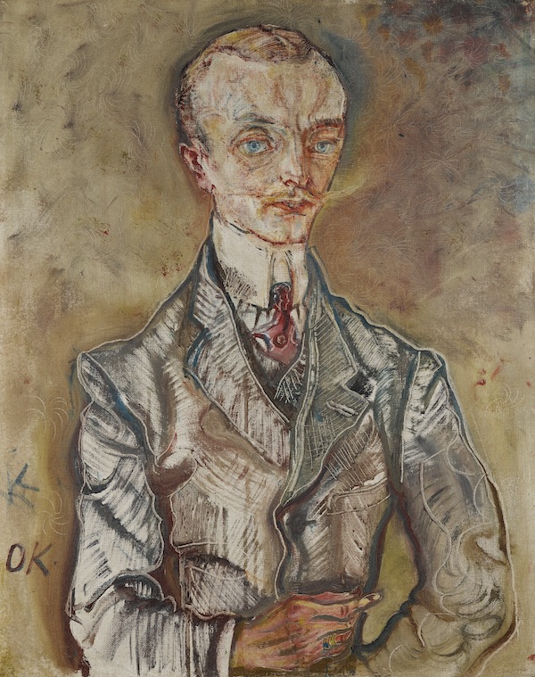Oskar Kokoschka: Portrét Markýze Josepha de Montesquiou-Fezensac, 1910