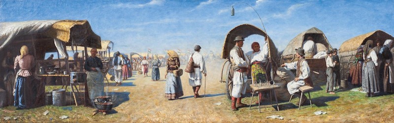 Jaroslav Věšín: Na trh, 1887