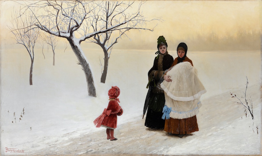 Jakub Schikaneder: Zimní květ, 1887
