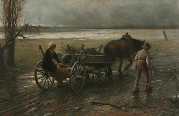 Jakub Schikaneder: Smutná cesta, 1886