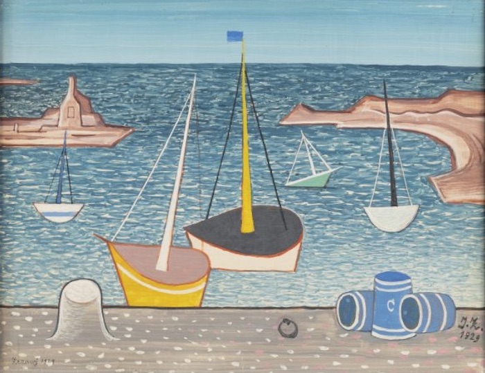 Jan Zrzavý: Loďky v přístavu, 1929
