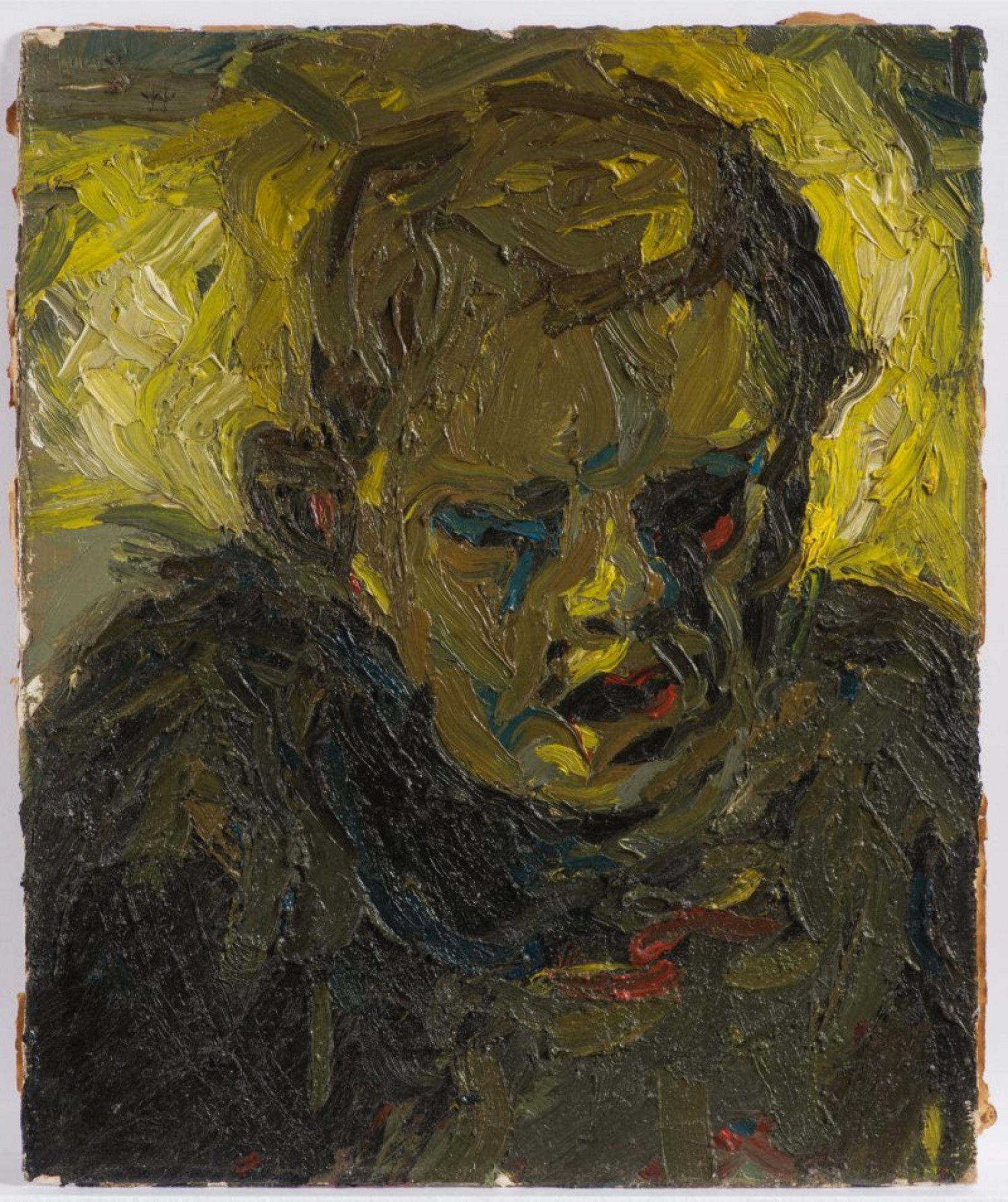 Wenzel Hablik: Podobizna muže, 1909, olej na lepence, 47 x 39,5 cm, cena: 421 600 Kč, Arthouse Hejtmánek 30. 11. 2017