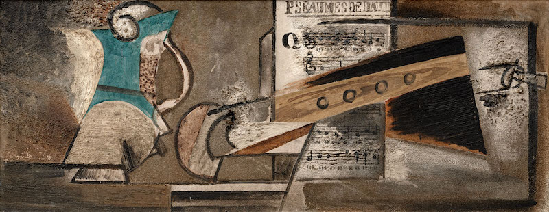 Emil Filla: Zátiší se džbánem a flétnou, 1914