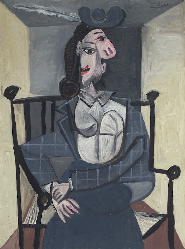 Pablo Picasso: Sedící žena, 1941,