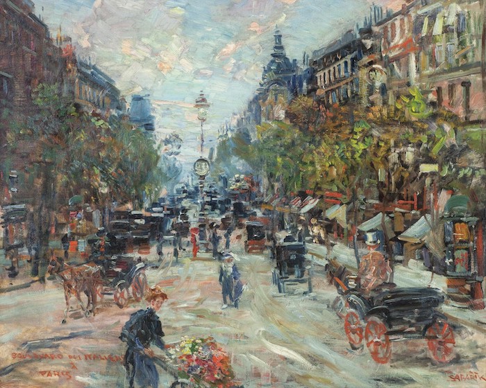 Jan Šafařík: Boulevard des Italien, kolem 1912