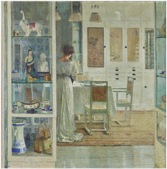 Carl Moll: Bílý interier, 1905
