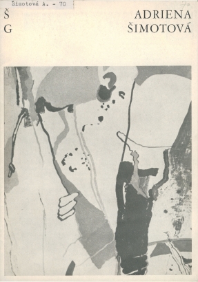 Adriena Šimotová, Galerie Václava Špály, 11. 6.–12. 7. 1970, foto: artarchiv.cz