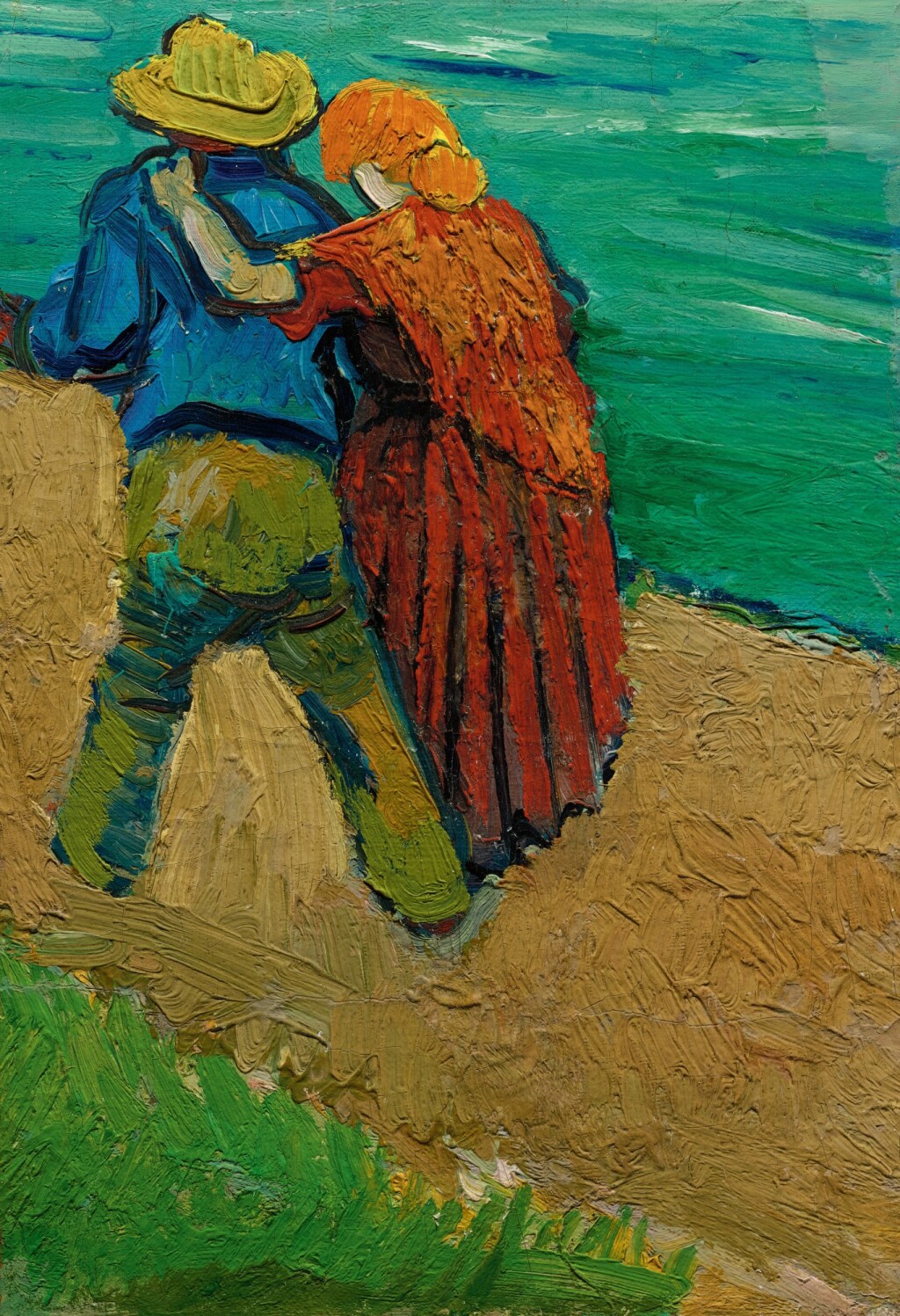 Vincent van Gogh: Milenecký pár, 1888, olej na plátně, 32,7 x 22,8 cm, Sotheby´s Londýn 2. 3. 2022, cena: 10 015 000 GBP (přes 290 milionů korun)