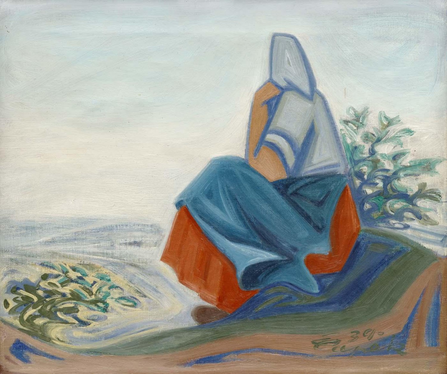 10/ Josef Čapek: Touha, 1939, olej na plátně, 47 x 56  cm, Galerie Kodl 29. 5. 2022, cena: 10 920 000 Kč 