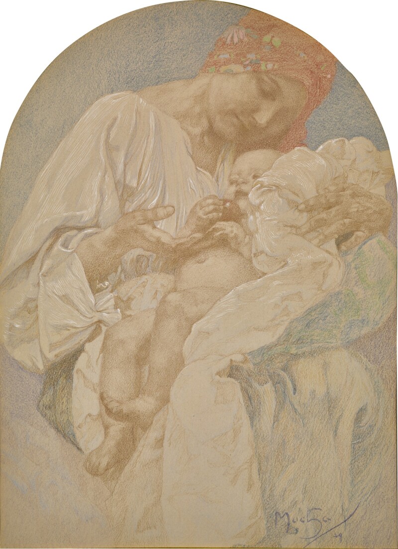 Alfons Mucha: Matka a dítě, 1929