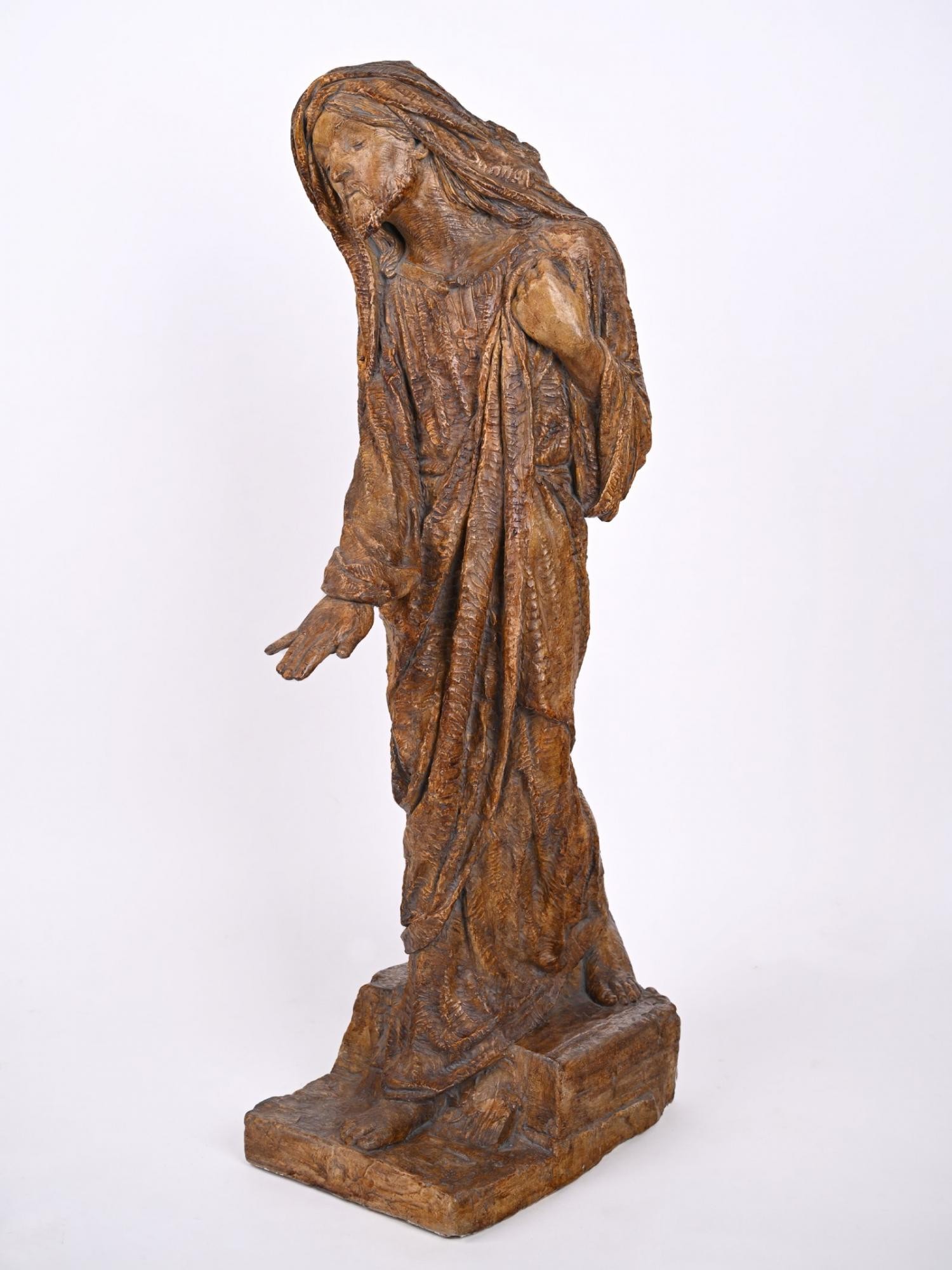 František Bílek: Kristus, 1909 patinovaná sádra, výška 99 cm, cena: 99 200 Kč, Arthouse Hejtmánek 7. 4. 2022