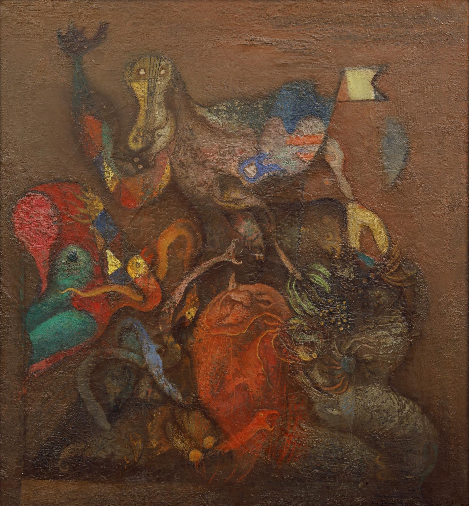 Zdeněk Sklenář: Červánky, 1946, olej na plátně, 80 x 74 cm, Galerie Kodl 27. 11. 2022, cena: 9 120 000 Kč