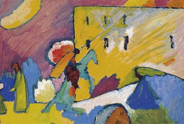 Wassily Kandinsky: Studie k Improvizaci 3 / 1909