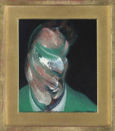 Francis Bacon: Studie k portrétu Luciana Freuda / 1967 / olej na plátně / 35,5 x 30,5 cm / předaukční odhad: na dotaz