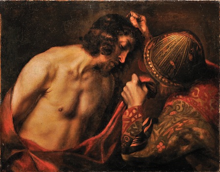 Nizozemský caravaggista: Posmívání Kristu / 1700–50