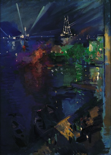 Konstantin Korovin: Noční Paříž / 1929