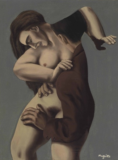 René Magritte / Les jours gigantesques / 1928 / olej na plátně