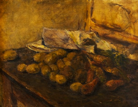 Otakar Lebeda: Zátiší se zeleninou / kolem 1894 