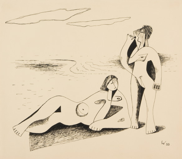 Alois Wachsman: Na pláži / 1933