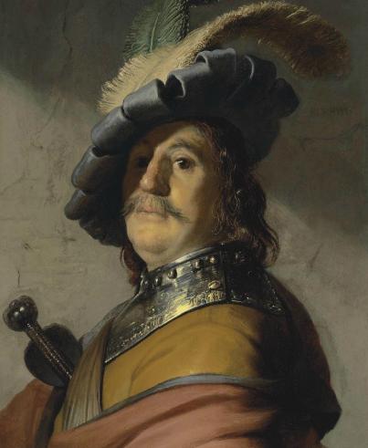 Rembrandt van Rijn: Muž v žoržetu s čapkou