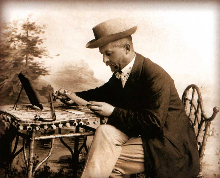 František Kretz při redaktorské činnosti