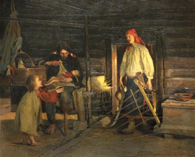 Ruský malíř kolem 1900, Rodina vyslooužilce